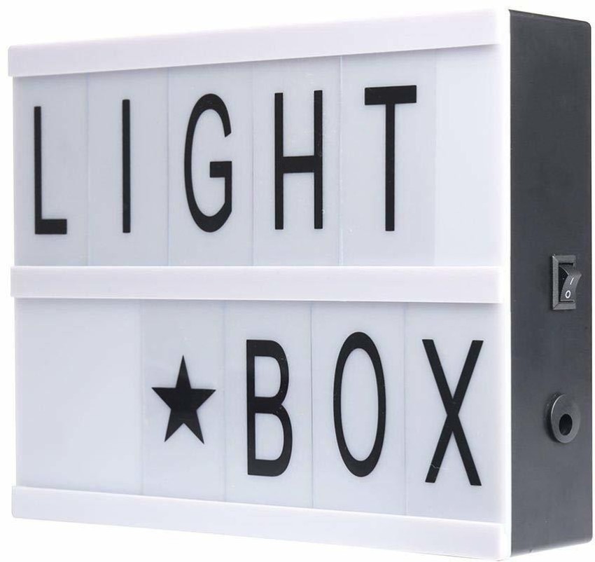 Box Letters Decoration Lights, Led Letter Light Box A6 Size