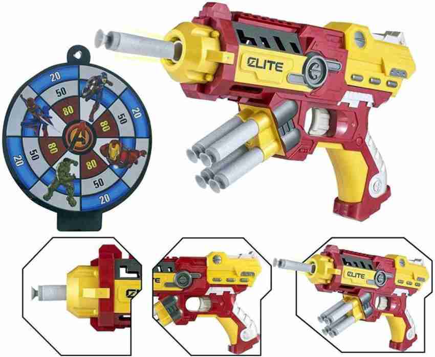 Wishkart Avenger Infinity War Soft Bullet Launcher Blaster Iron Man 