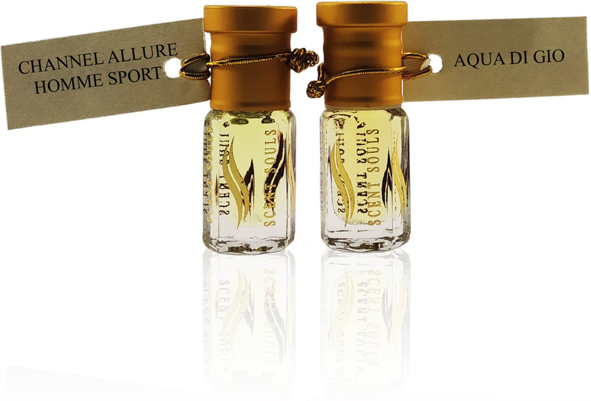 Scent Souls Channel Allure Homme Sport Aqua Di Gio Perfume Oil