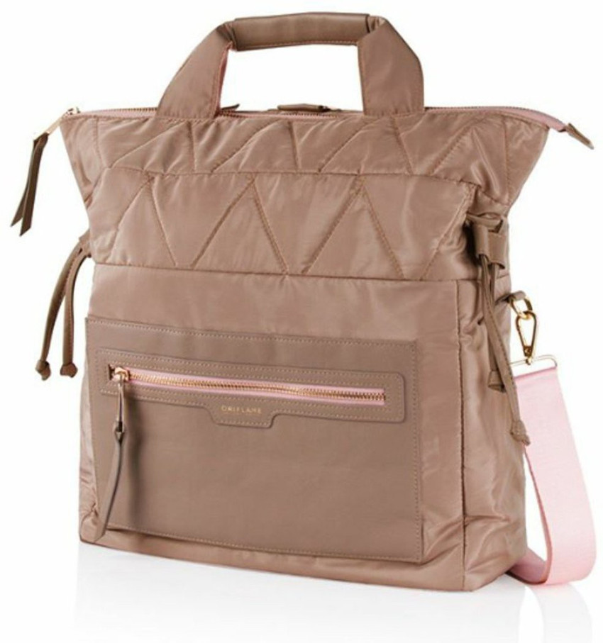 Lightweight luxury shop convertible tote bag
