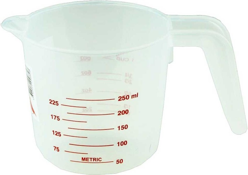 SCSpecial Glass Measuring Cup 250 ml Measuring Jug Multi-Purpose Measuring  Mug for Liquid, 1-Cup : : Home & Kitchen