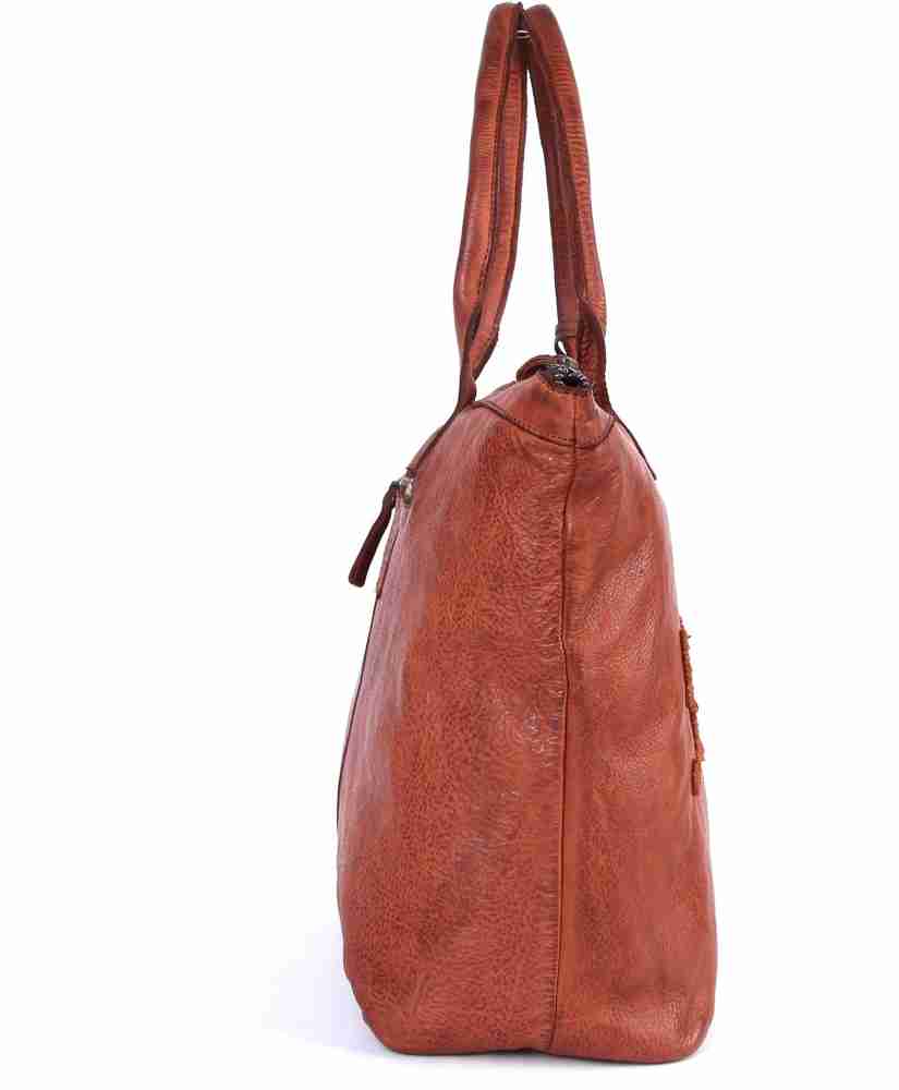 Buy KOMPANERO Genuine Leather Women's Sling Bag (B-10671-Cognac