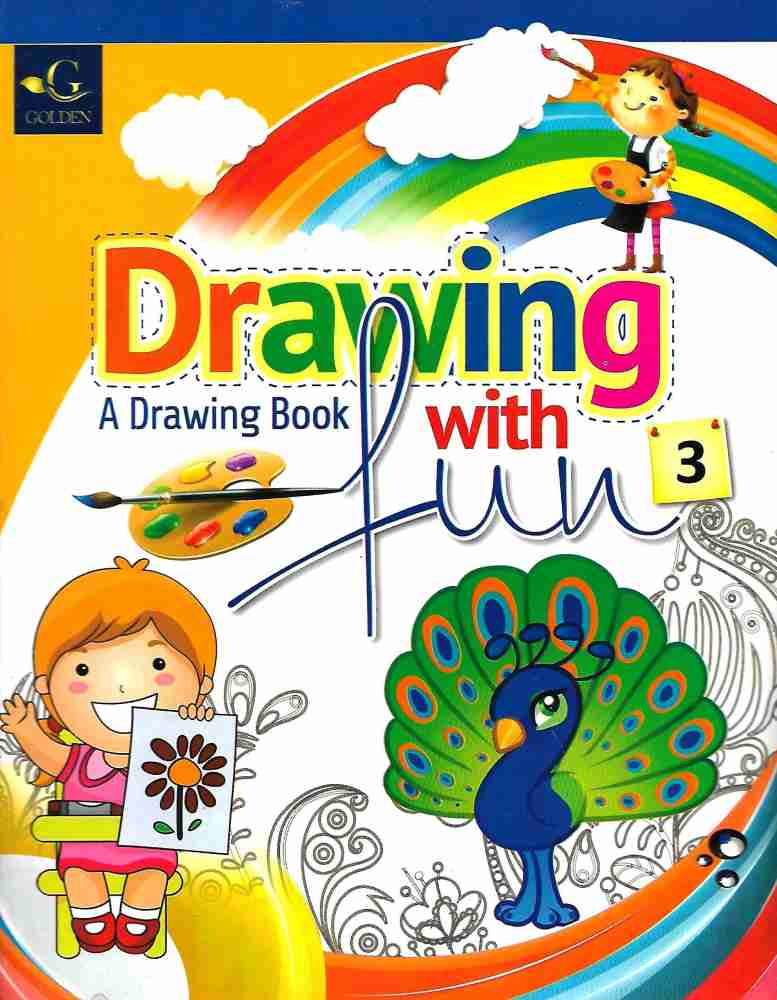 Swati Kids Publication Golden Drawing With Fun (A Drawing Book) Class 3:  Buy Swati Kids Publication Golden Drawing With Fun (A Drawing Book) Class 3  by PENNEL OF AUTHOR at Low Price