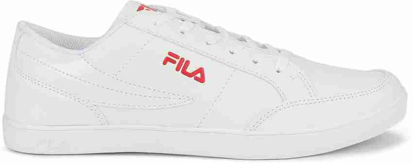 Fila white shoes male on sale