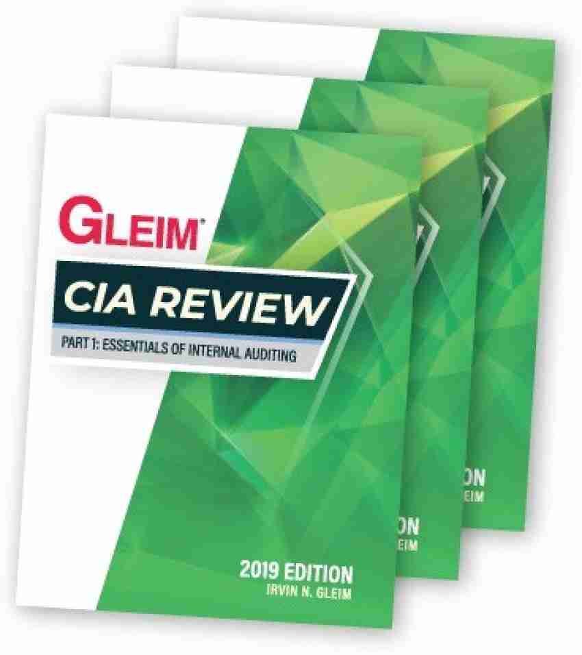 Gleim 2019 CIA Review (Part 1, 2 And 3): Buy Gleim 2019 CIA