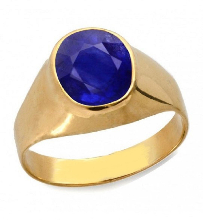 Gold neelam ring store