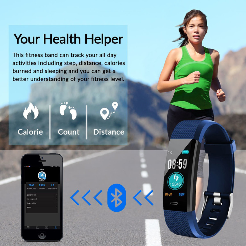 Bingo F0s Fitness smart band Blue Price in India Buy Bingo F0s