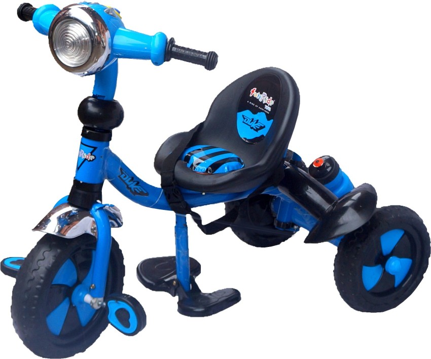 Ehomekart Funride Tricycle for Kids Duke Tri Cycle with Music Sipper and Bell for Boys and Girls 1 Year 4 Years Blue 4 Tricycle Price in India Buy