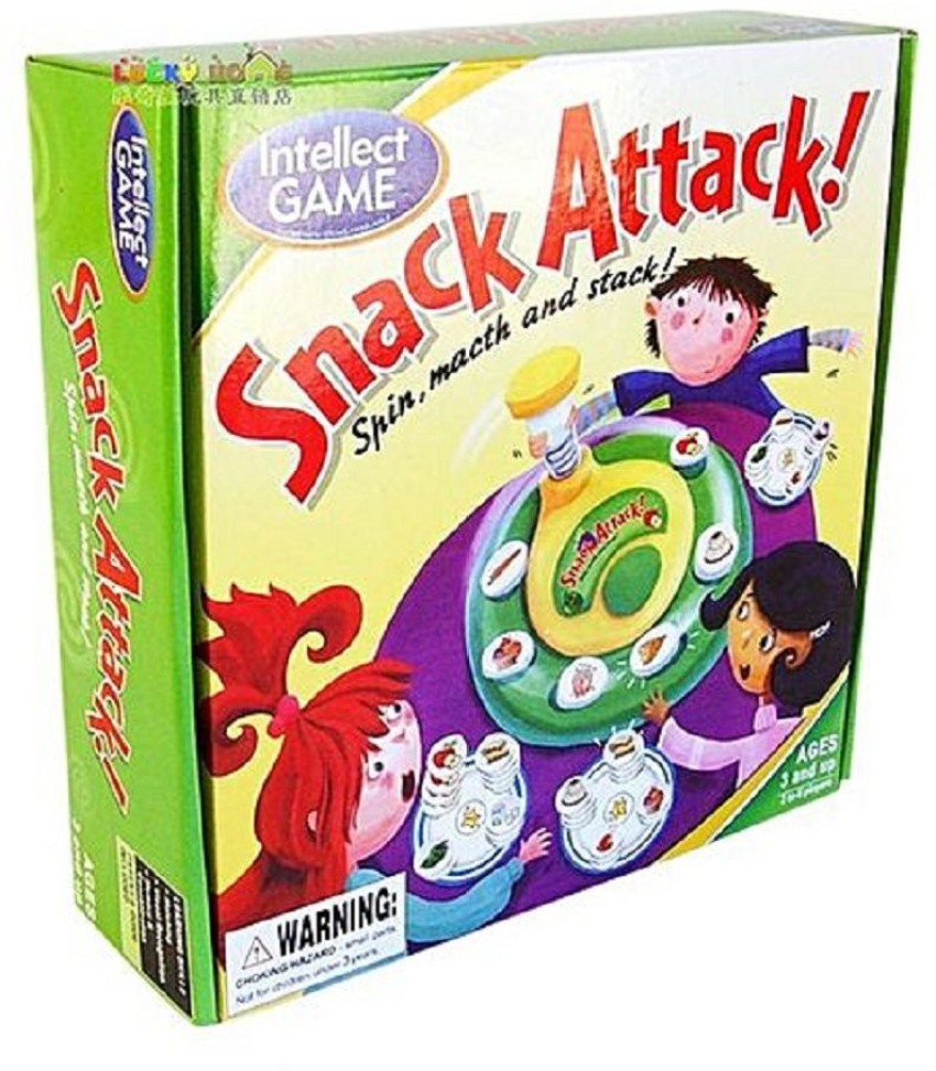 Akrobo Snack Attack Spin - Match and Stack Intelligent Stacking Family Game  Party & Fun Games Board Game - Snack Attack Spin - Match and Stack  Intelligent Stacking Family Game . shop