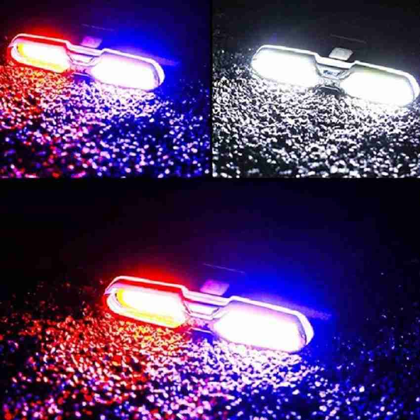 Red blue sales bike light
