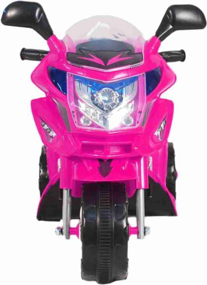 Pink ride on sale on motorcycle