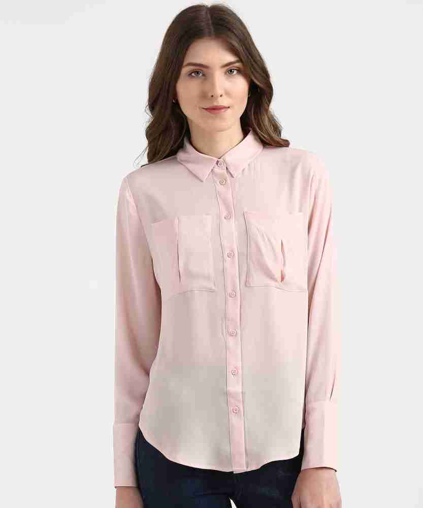 marks and spencer pink shirt