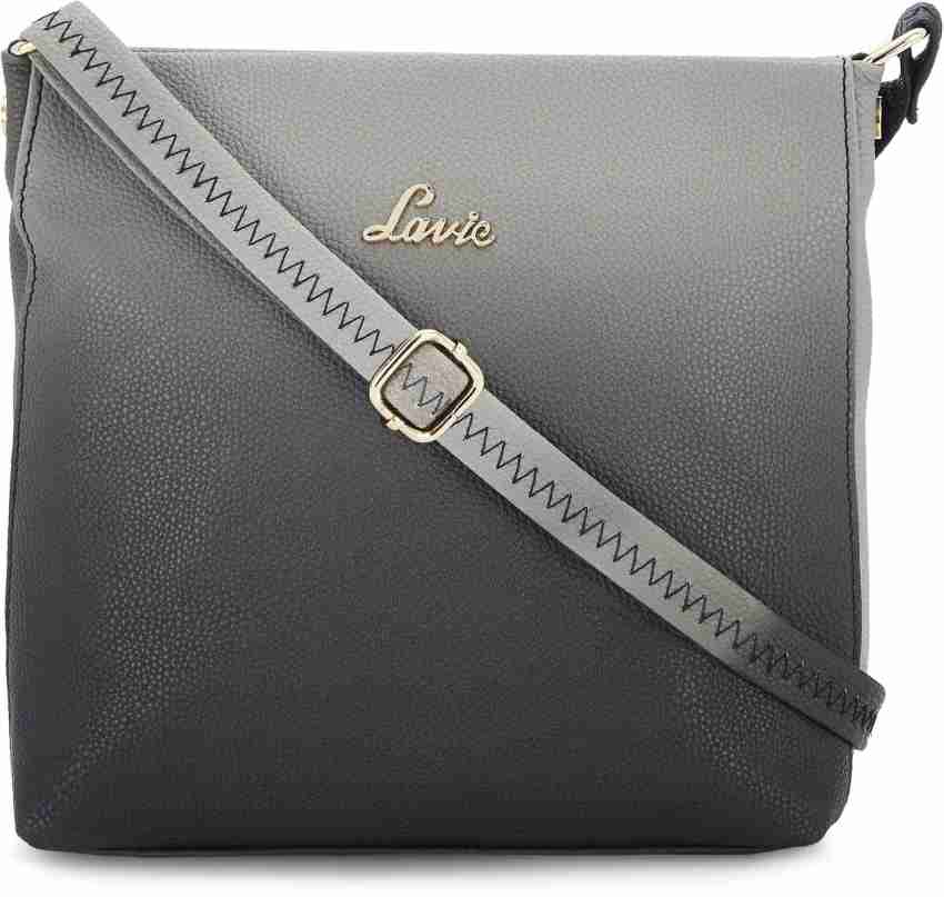 LAVIE Black Grey Sling Bag JANA CSB VT OMBRE GREY Price in