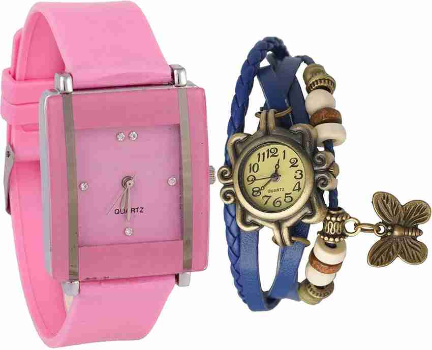 NEUTRON Analog Watch For Women Buy NEUTRON Analog Watch For Women Brand New Valentine Pink And Blue Color Combo Watch G14 G59 For Girls And Women Online at Best Prices