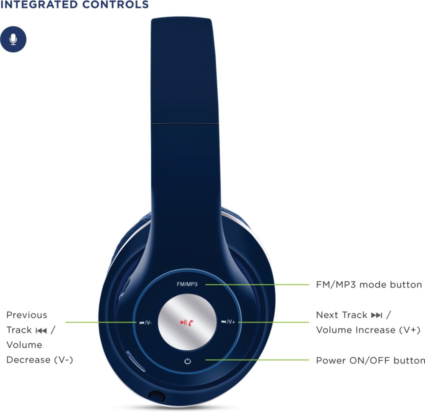 Soundlogic hd bluetooth wireless hot sale headphone