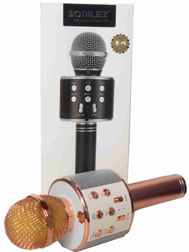 SOniLEX SL BS168FM Wireless Bluetooth Microphone Recording