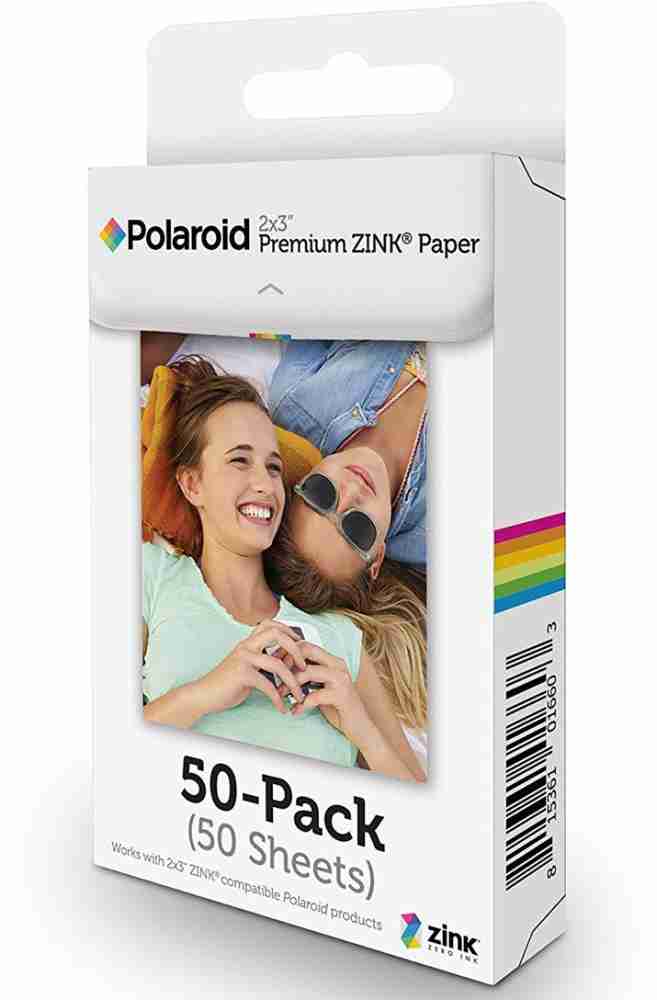POLAROID 2x3 Premium ZINK Zero Photo Paper 50-Pack Film Roll Price