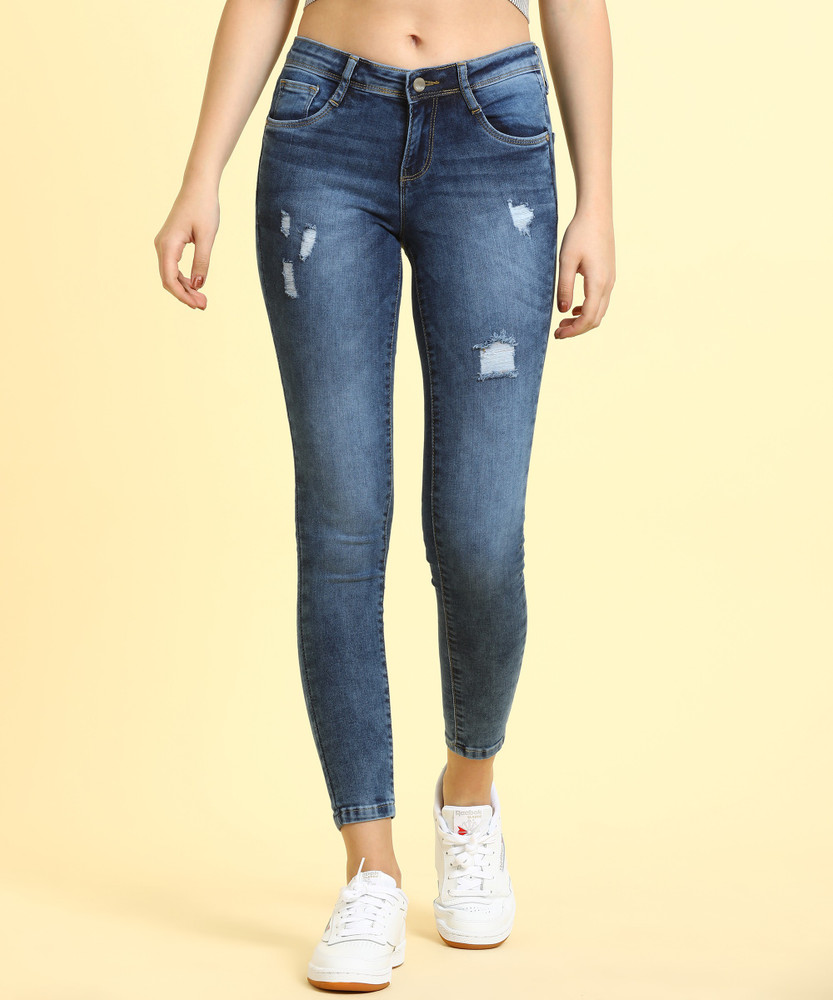 Kraus Jeans Super Skinny Women Blue Jeans Buy Kraus Jeans Super