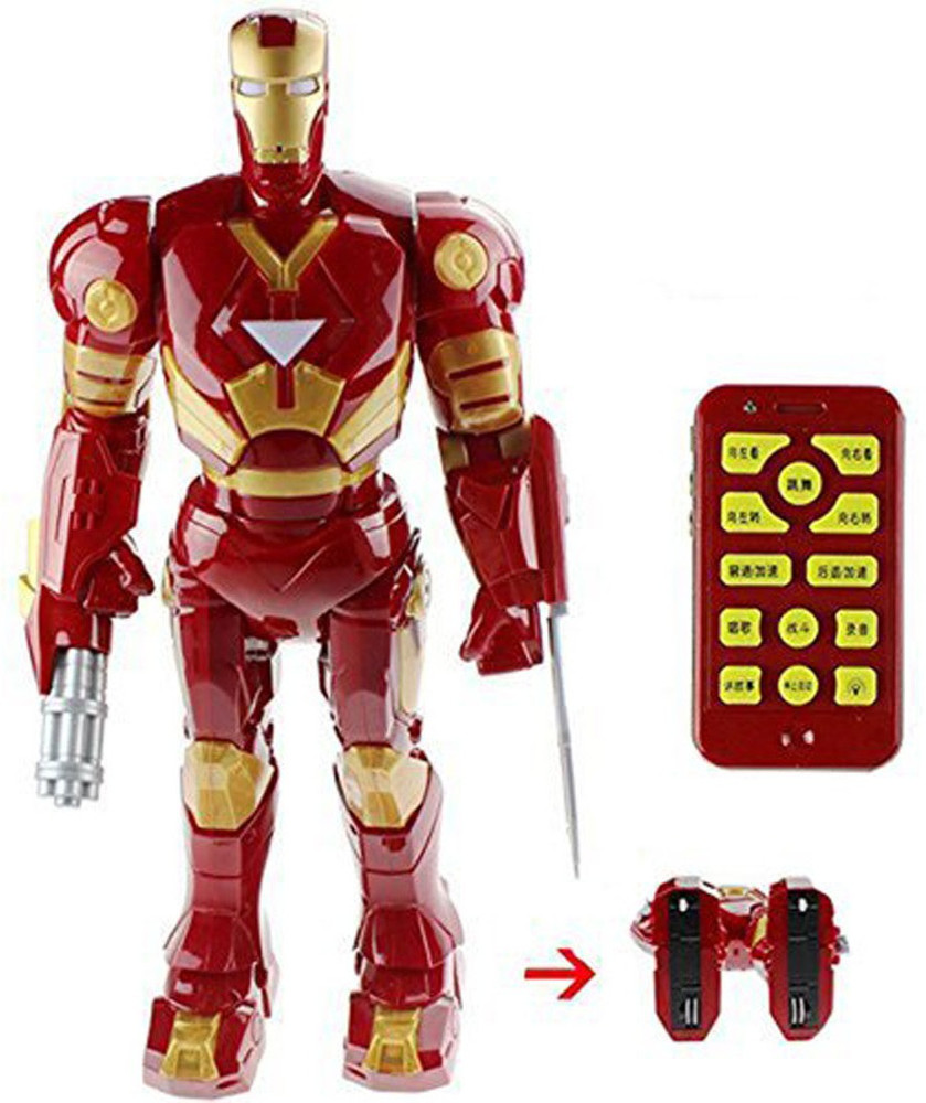 IndusBay Remote control IronMan Titan Hero Action Figure Iron Man
