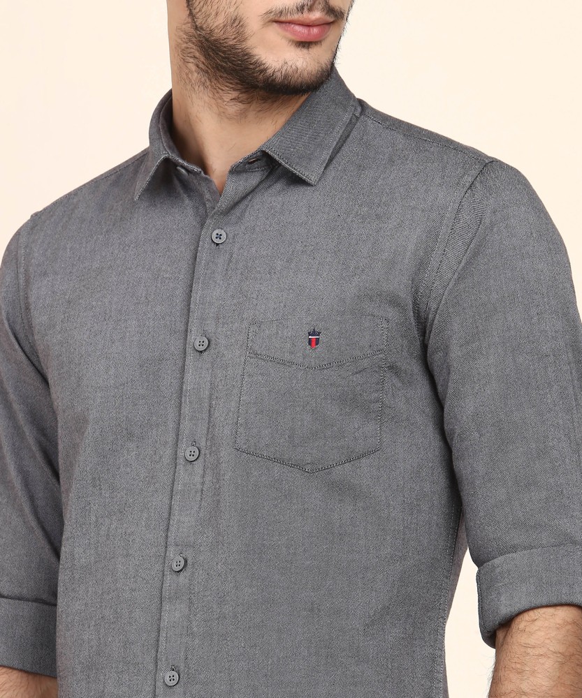 LOUIS PHILIPPE Men Printed Formal Grey Shirt - Buy LOUIS PHILIPPE Men  Printed Formal Grey Shirt Online at Best Prices in India