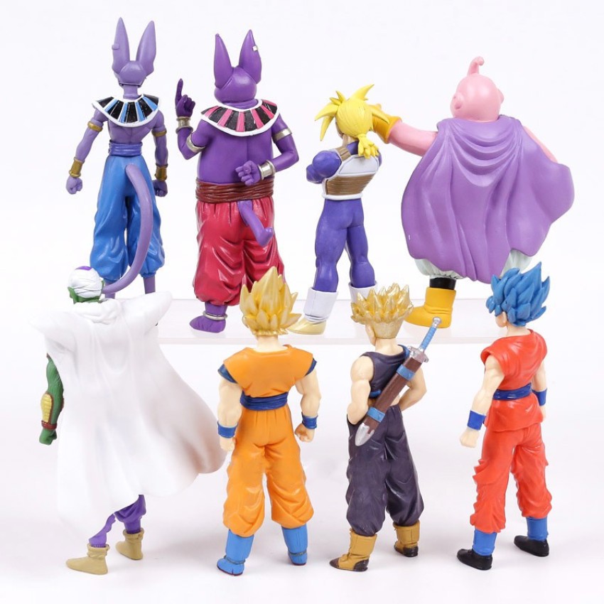 Kit 8 Action Figure Anime DragonBall Z Goku Vegeta Majin Boo, Magalu  Empresas