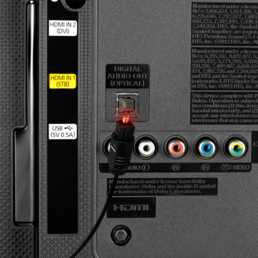 Generic Câble Audio Optique Numérique 1 M - Prix pas cher