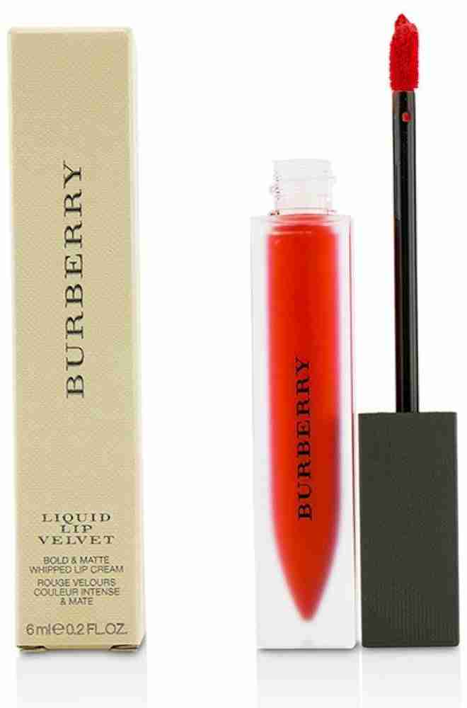 Burberry liquid lip velvet military red online