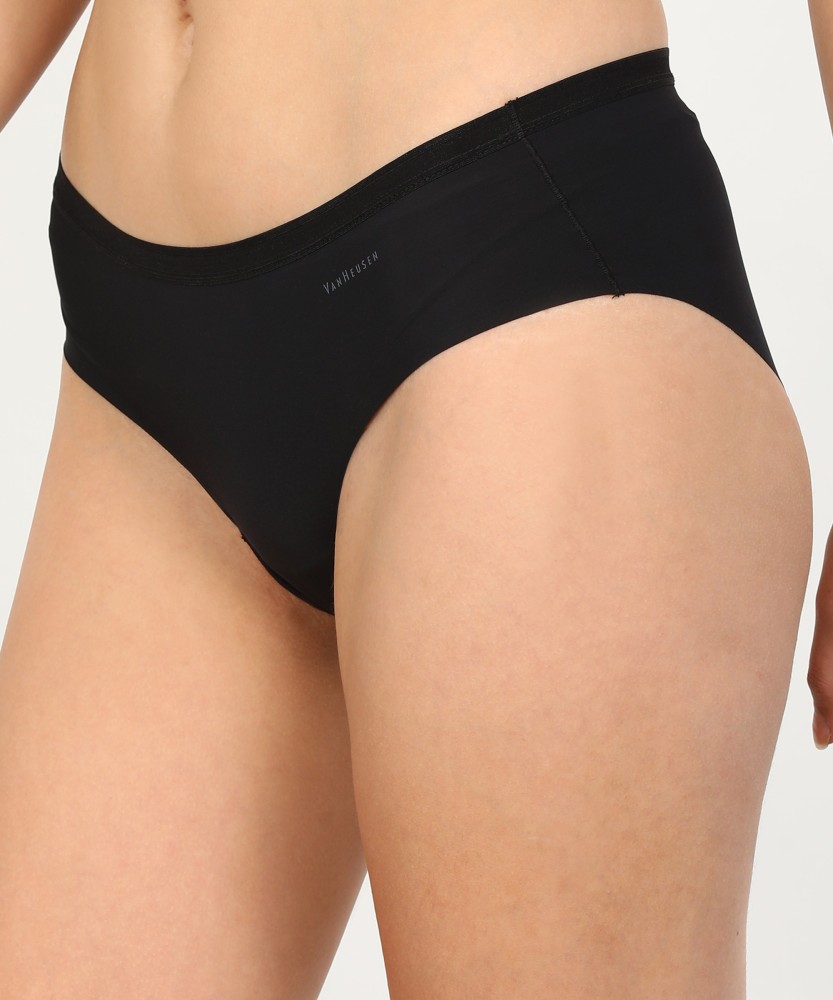 VAN HEUSEN Invisible Panty line And No Marks Waistband Women Hipster Black  Panty - Buy VAN HEUSEN Invisible Panty line And No Marks Waistband Women  Hipster Black Panty Online at Best Prices