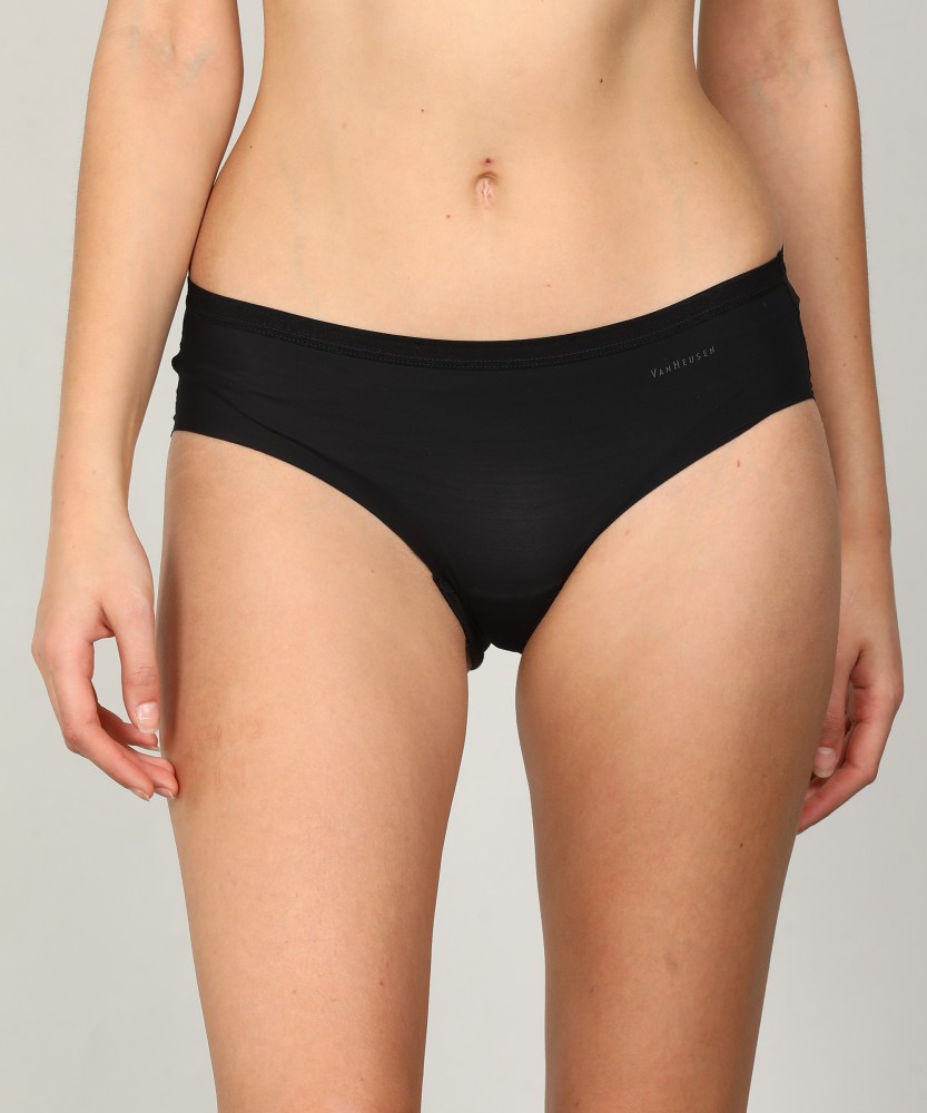 VAN HEUSEN Invisible Panty line And No Marks Waistband Women Hipster Black  Panty - Buy VAN HEUSEN Invisible Panty line And No Marks Waistband Women  Hipster Black Panty Online at Best Prices