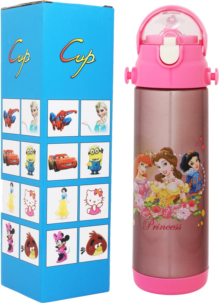 Buy Stainless Steel Princess Kids Sipper Bottle Flask Water Bottle 500 ML