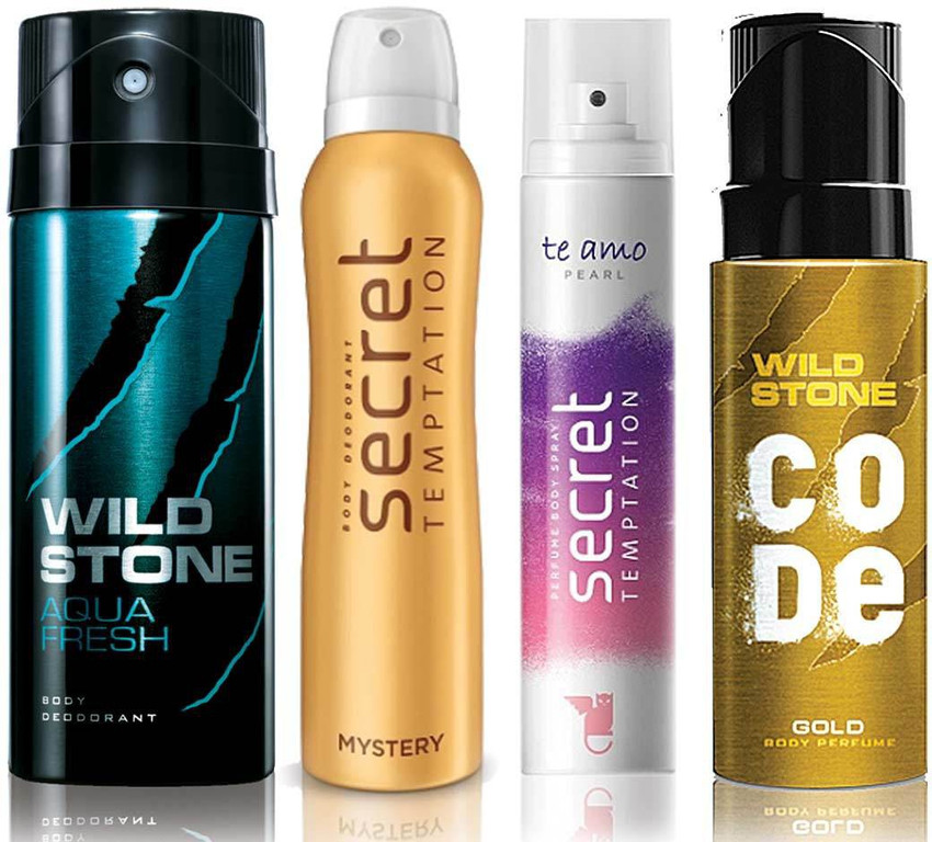Wild Stone Aqua Fresh Deodorant 150 ml Code Gold Body Perfume
