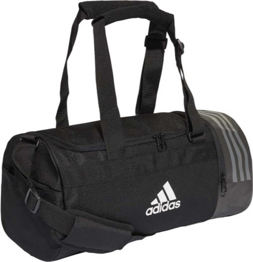 ADIDAS Expandable Convertible 3 Stripes Duffel Without Wheels Black Price in India Flipkart