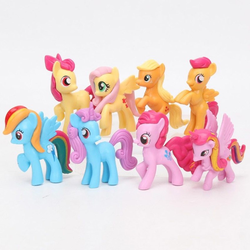 smart anime buy My Little Pony Set Of 12 Pcs Fluttershy Rarity Pinkie Pie  Twilight Sparkle Rainbow Dash Scootalo Sweetie Belle Action Figure  My  Little Pony Set Of 12 Pcs Fluttershy
