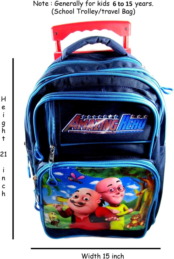 Motu patlu outlet trolley bag