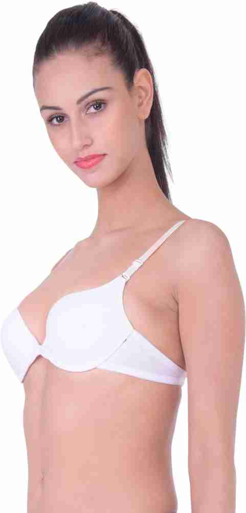 PrettyCat Women Push-up Heavily Padded Bra - Buy White PrettyCat Women  Push-up Heavily Padded Bra Online at Best Prices in India
