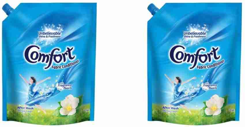 Comfort Fabric conditioner Morning fresh refill pack of 2 Price in India -  Buy Comfort Fabric conditioner Morning fresh refill pack of 2 online at