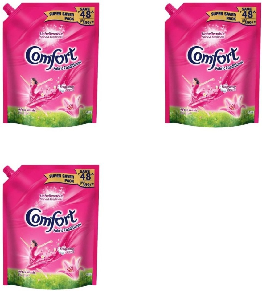 Comfort Fabric conditioner Lily Fresh refill pack of 3 Price in