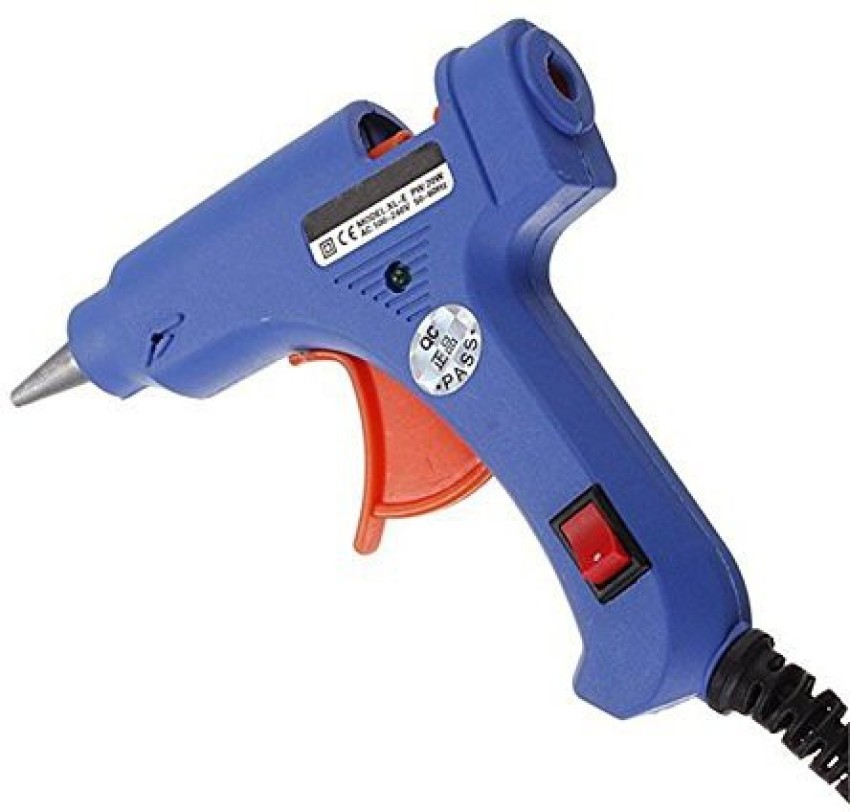 Uxcell Mini Hot Glue Sticks for Glue Gun 0.27-inch x 4-Inch Blue 12pcs | Harfington, Blue / 12pcs