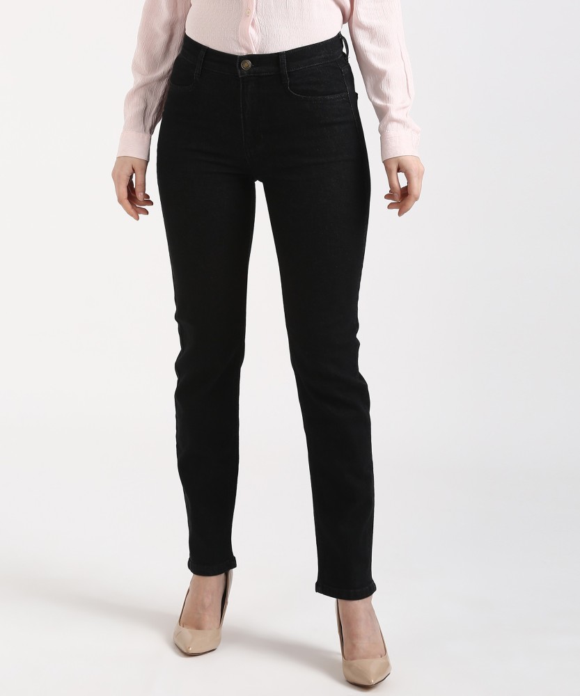 MARKS & SPENCER Regular Women Black Jeans - Buy MARKS & SPENCER Regular  Women Black Jeans Online at Best Prices in India