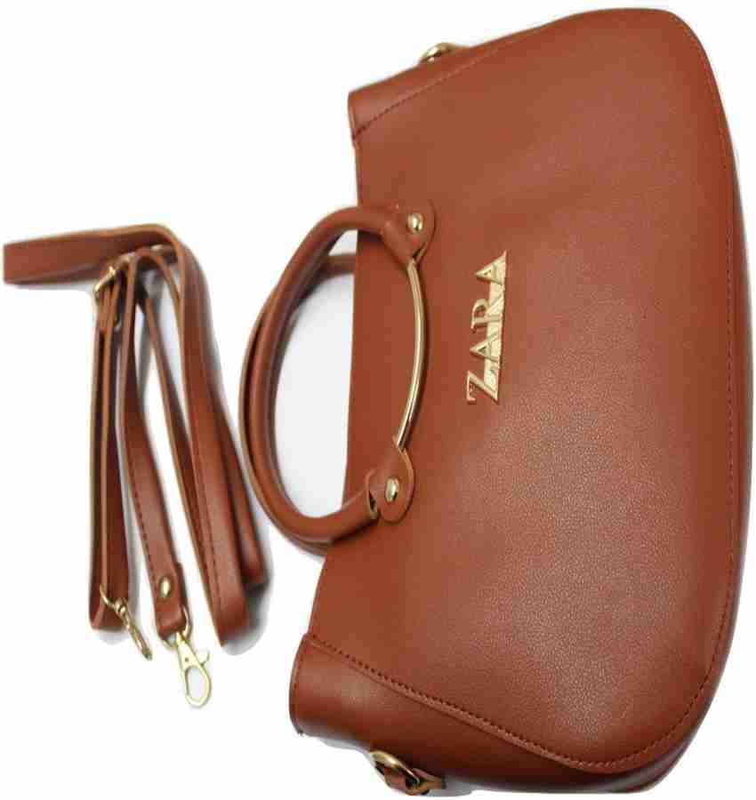 JM Brown Sling Bag ZARA BROWN SLING BAG BROWN - Price in India