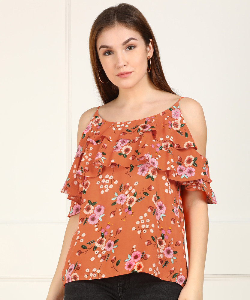 Cold shoulder clearance tops flipkart