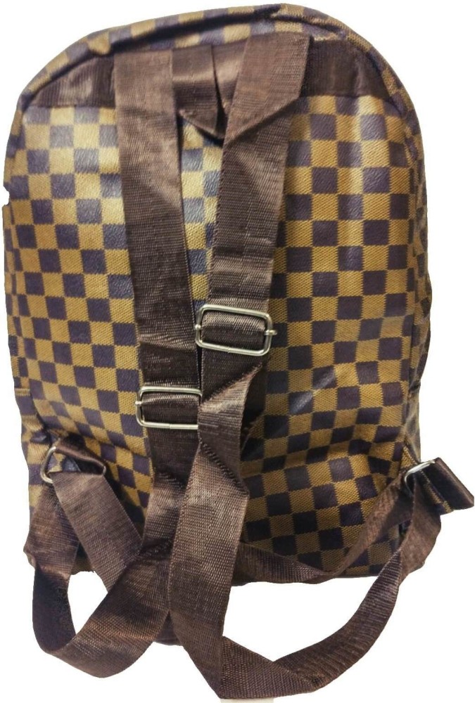 LV Backpack-Brown Checkered