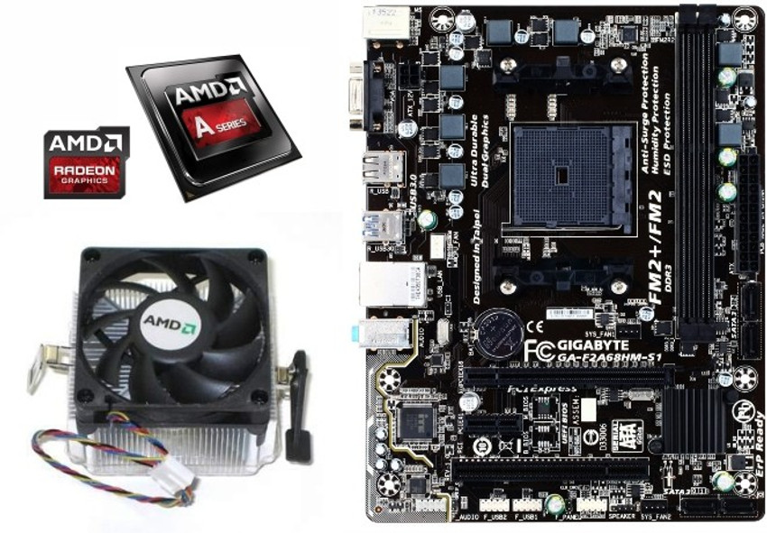 GIGABYTE AMD A6 7400K MULTICORE Combo Motherboard GIGABYTE