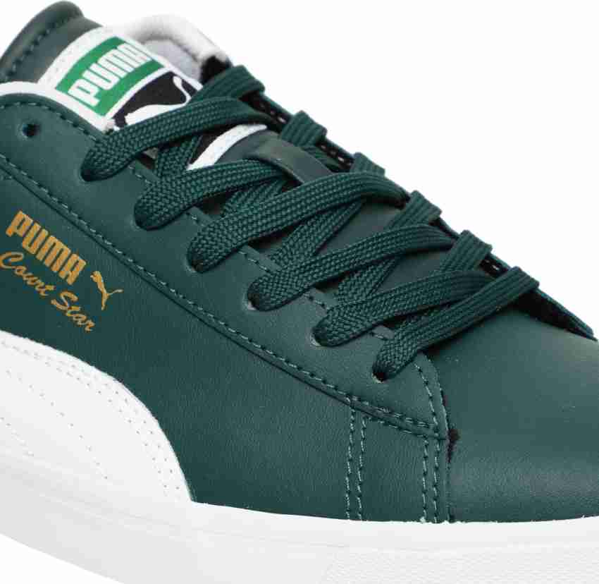 Puma court best sale star green