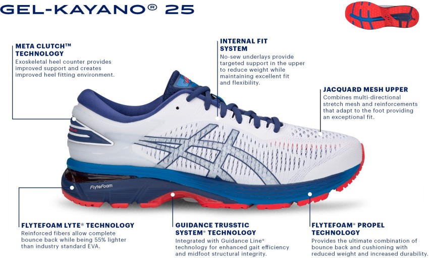 Gel kayano shop 25 arch support