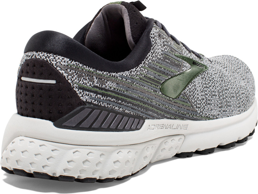 BROOKS Adrenaline GTS 19 Synthetic Grey Walking Shoes For Men