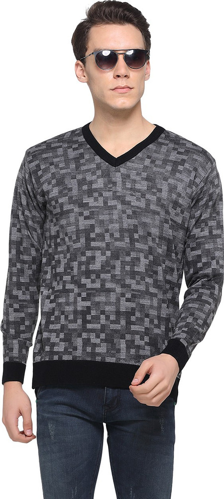 BLACK BUCK Self Design V-neck Casual Men Multicolor Sweater - Buy BLACK BUCK  Self Design V-neck Casual Men Multicolor Sweater Online at Best Prices in  India | Flipkart.com