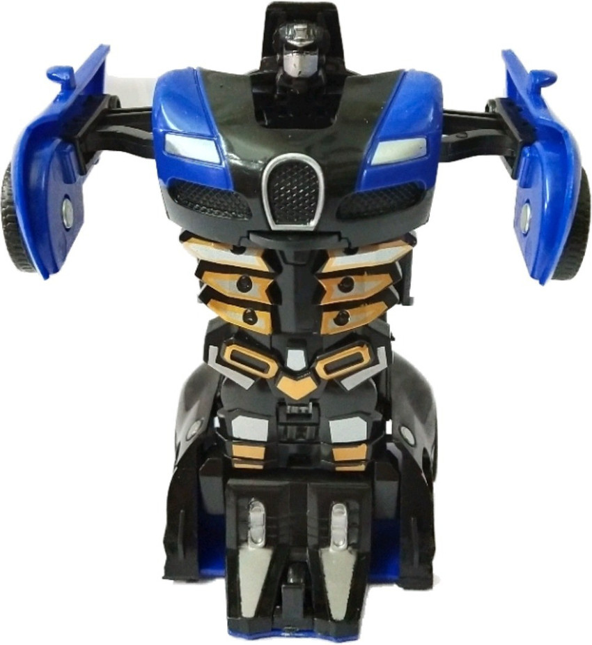 Black and outlet blue transformer