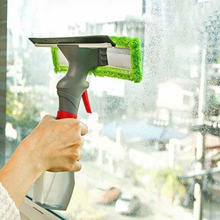 Window Glass Wiper Cleaner Spray Water 3in1 Car Bathroom Kitchen Table  Brush
