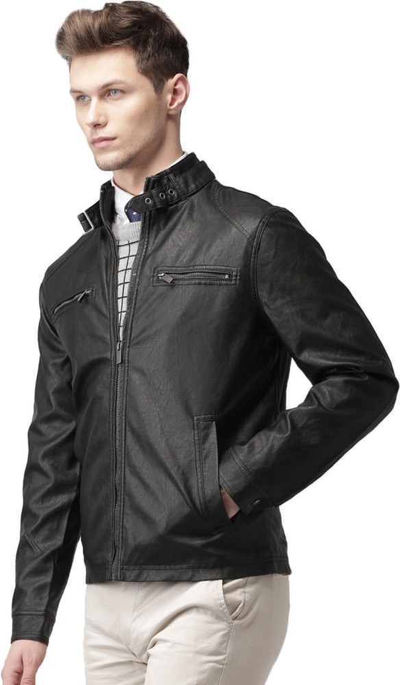 Bestzo Men's Fashion Spider newest Real Leather Jacket XS-5XL